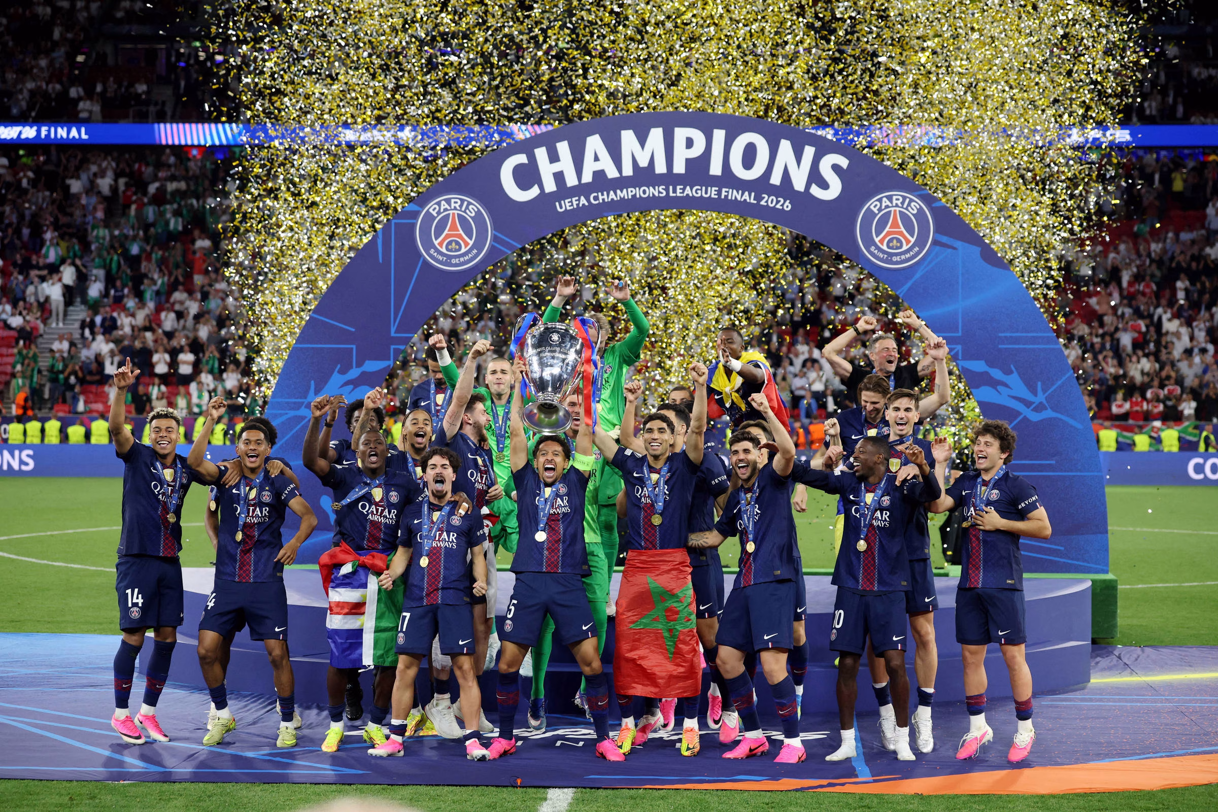 Confira o ranking dos vencedores da Champions League – 30/05/2026 – Esporte