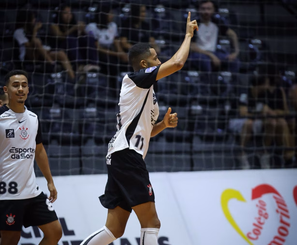 Goleada do Corinthians no Paulista de Futsal movimenta ranking de artilheiros em 2026; confira