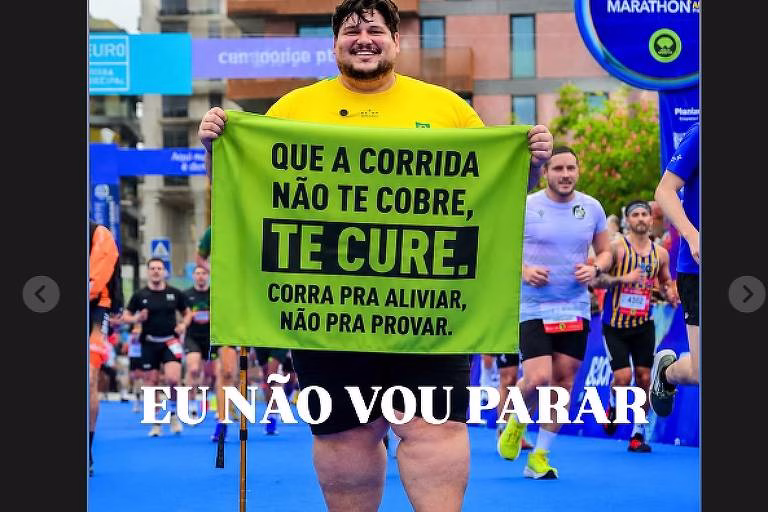 Influencer de 200 kg quer completar a meia em Maratona – 18/05/2026 – No Corre