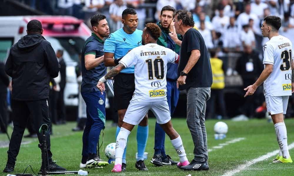 STJD nega anulação de jogo entre Santos x Coritiba em que Neymar saiu por engano