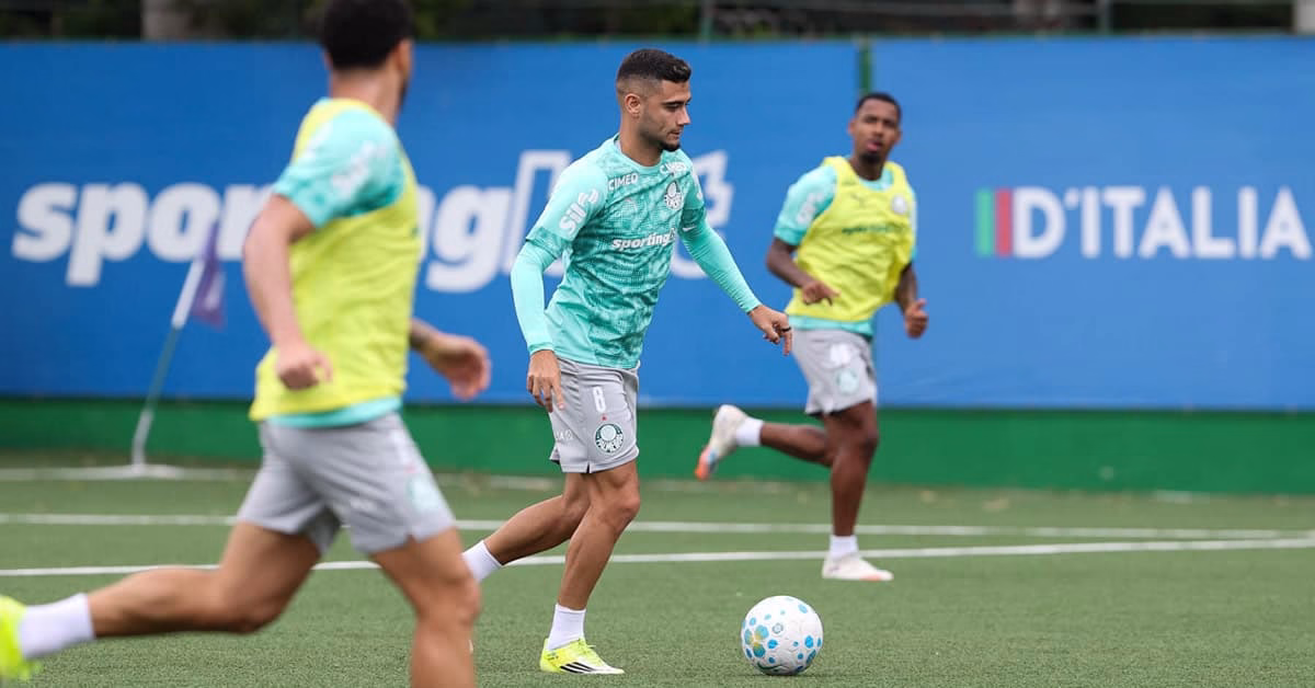 Palmeiras x Cruzeiro: Andreas Pereira e Arthur treinam e podem jogar sábado