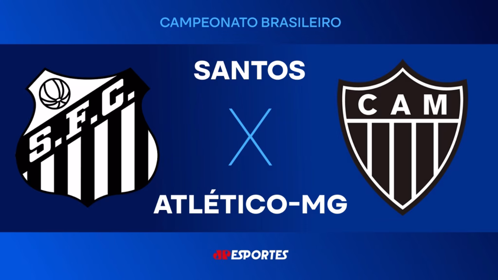 Santos x Atlético-MG: confira a transmissão da Jovem Pan