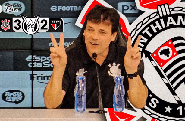 VÍDEO: Fernando Diniz fala sobre retomada de confiança pós erros e enaltece vitória do Corinthians