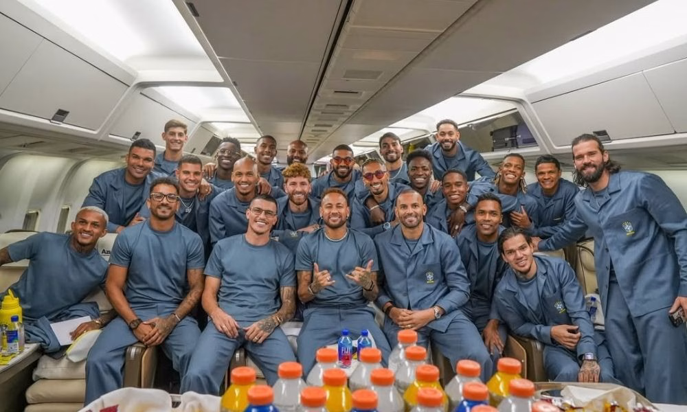 Seleção Brasileira chega aos EUA para a disputa da Copa do Mundo