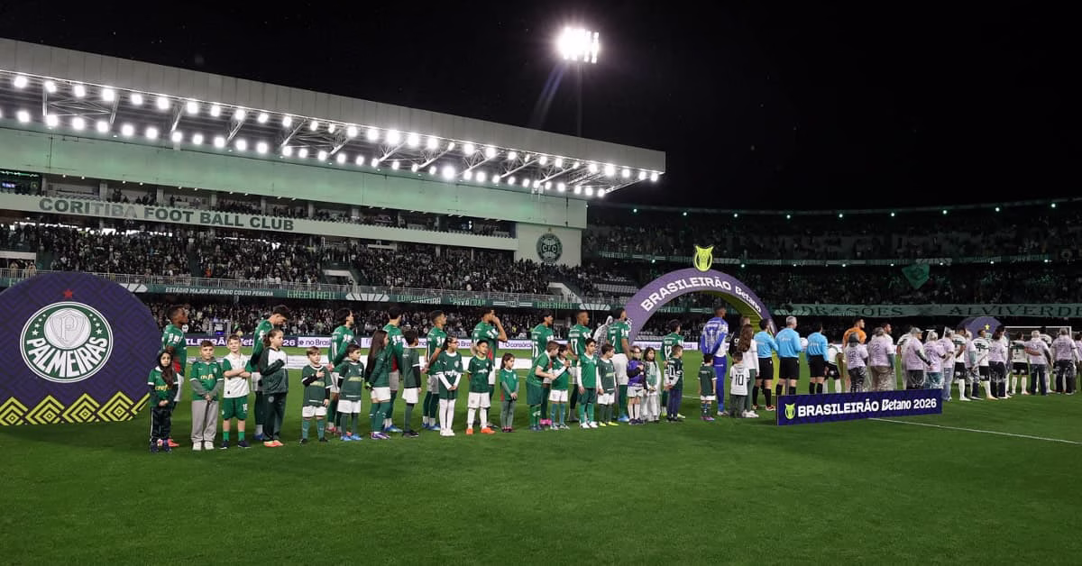 Ficha técnica de Coritiba 1 x 3 Palmeiras